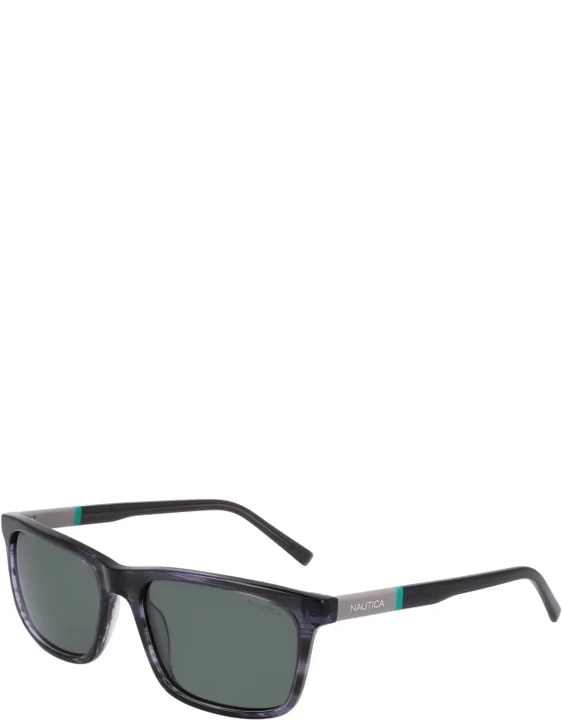 Nautica Rectangle Polarized Sunglasses With Uv Protection