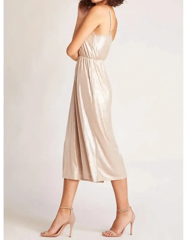 Shine On Metallic Jumpsuit