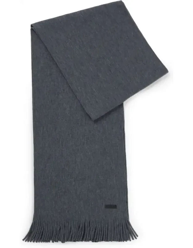Raschel-knit Scarf