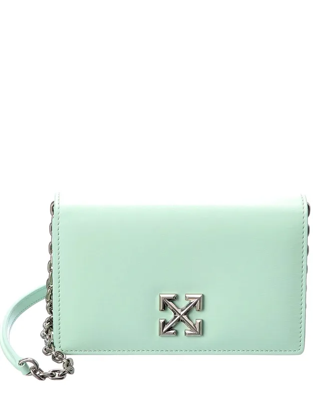 Off-white Jitney 0.5 Shoulder Bag With Silver-tone Hardware And Leather Lining