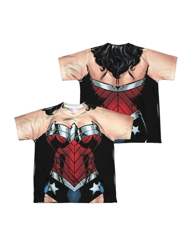 Justice League Of America Wonder Woman 52 Short Sleeve Poly Crew Tee - Stylish For Everyday Wear