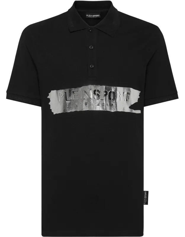 Polo Shirt Ss Brush - Maximum Comfort With Natural Flexibility Of Cotton Piqué, Button-up Collar