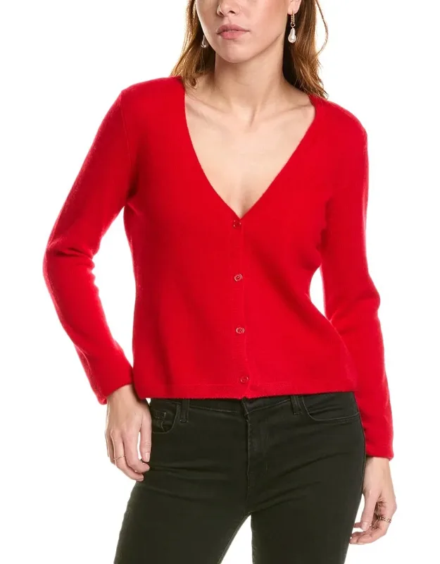 Modern V-neck Cashmere Cardigan