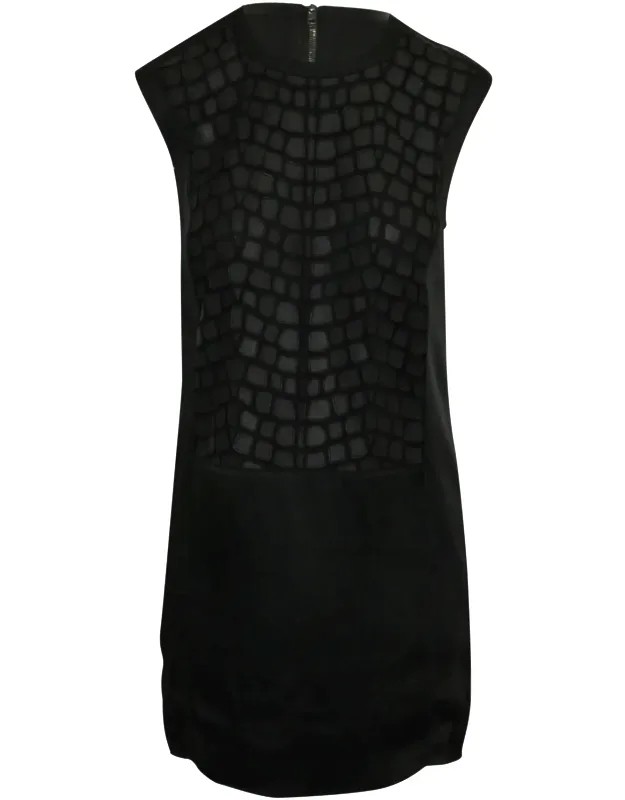 Embossed Mini Dress