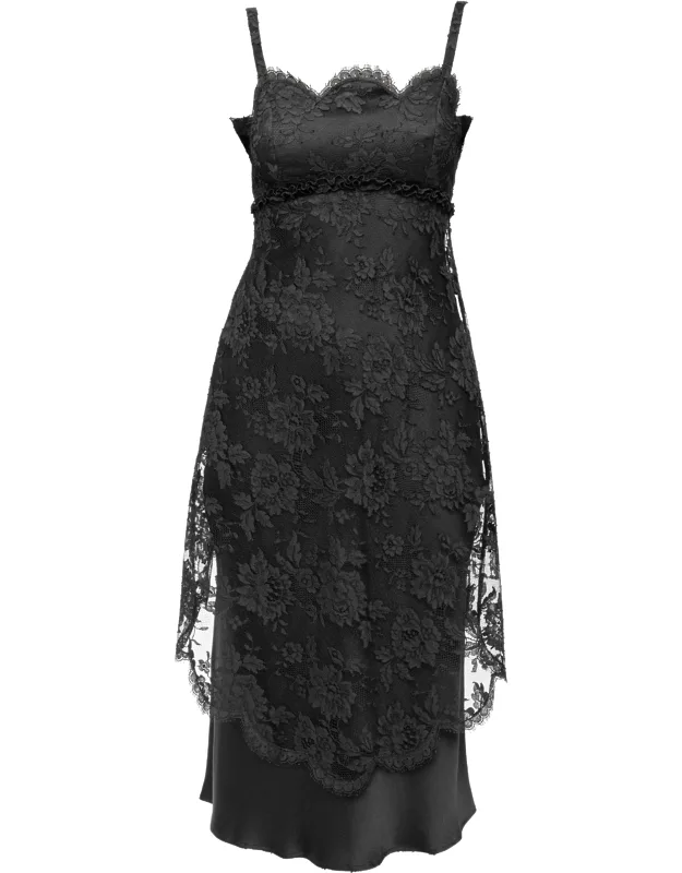 Scalloped Lace Dress
