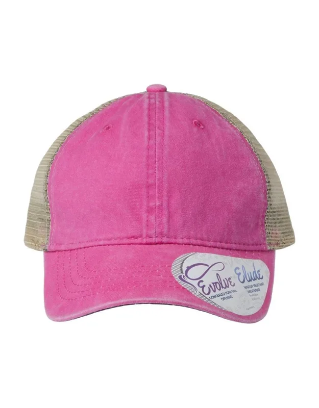 Infinity Her Cap With Concealed Ponytail Opening And Moisture-management Sweatband