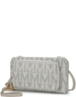 _dilma Wallet-cell Phone Crossbody Handbag With 9 Card Slots And 2 Full Bill Compartments_