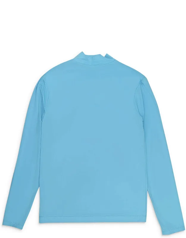 Long Sleeve Jersey Turtleneck Sweater