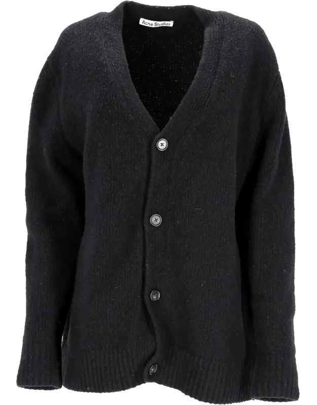 V-neck Buttoned Cardigan