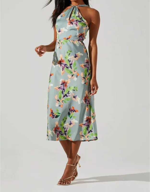 Halter Midi Dress