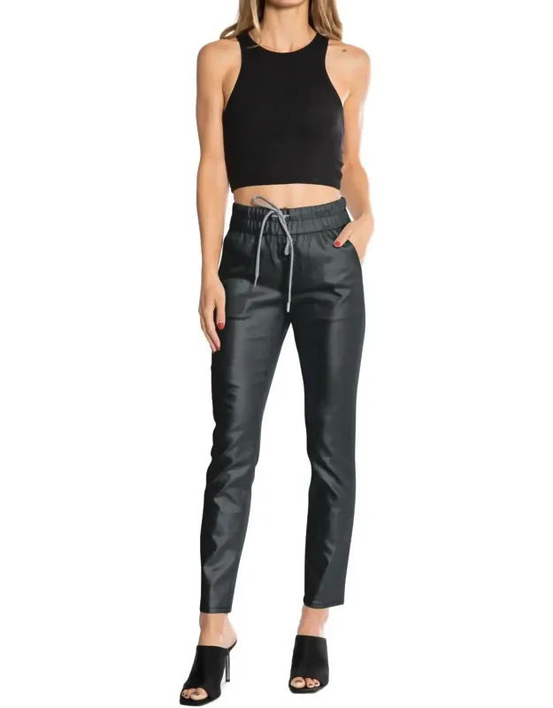 Coated Easy Skinny Jogger Pants