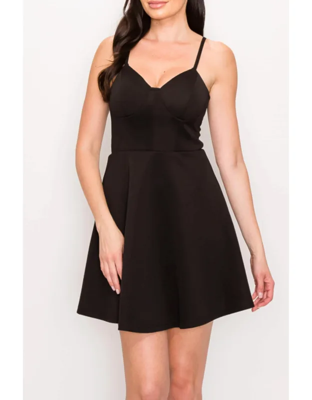 Fit And Flare Mini Dress