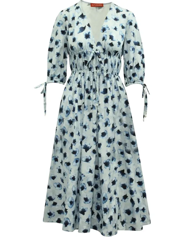 Floral Print Midi Dress