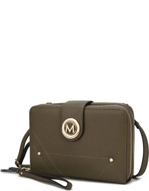 Sage Crossbody Bag With Optional Wristlet