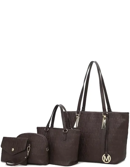 Arya Signature Tote Bag, Mini Tote, Pouch, And Wristlet