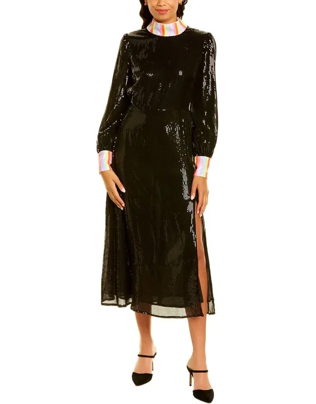 Amelie Sequin Midi Dress