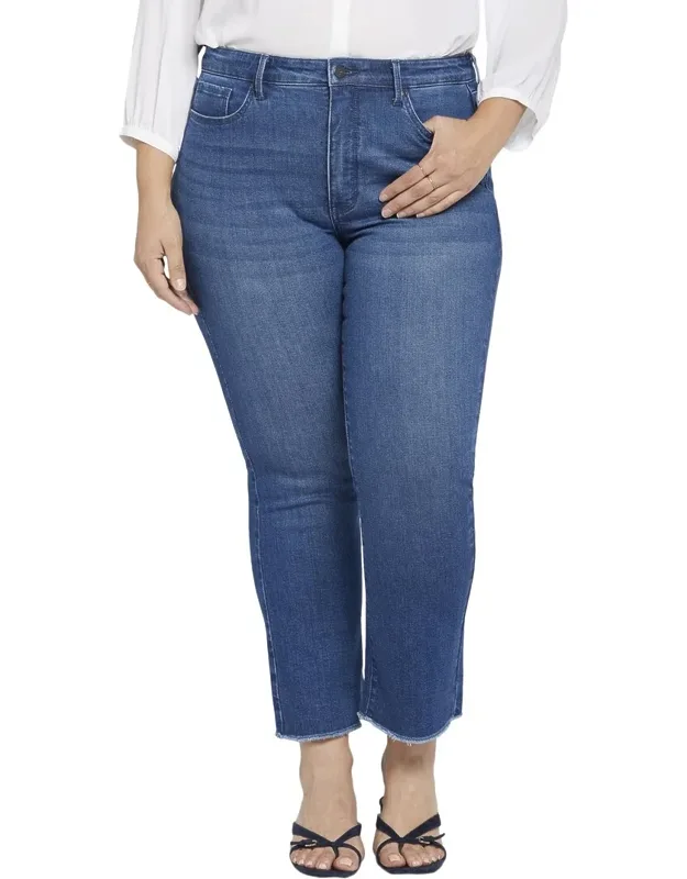 Plus Bootcut Desire Ankle Crop Jean With Lift Tuck Technology And Classic Five-pocket Design