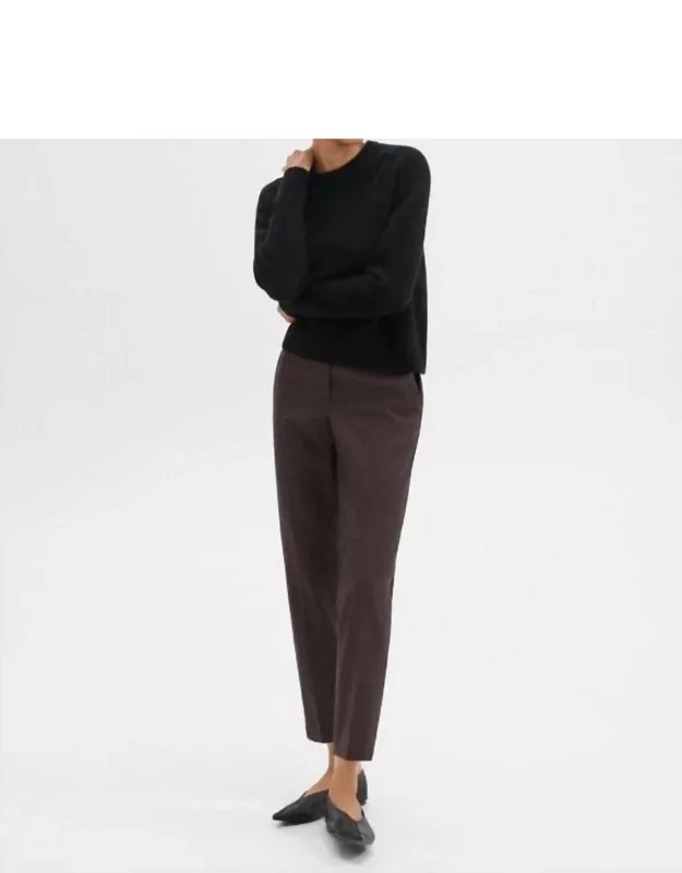 Pull-on Pants In Crepe