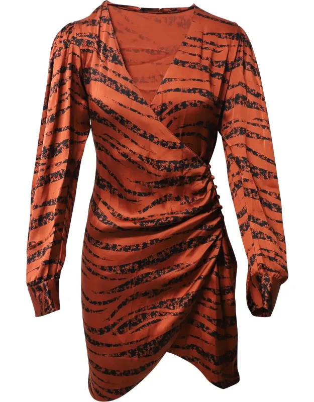 Penelope Tiger Print Mini Dress