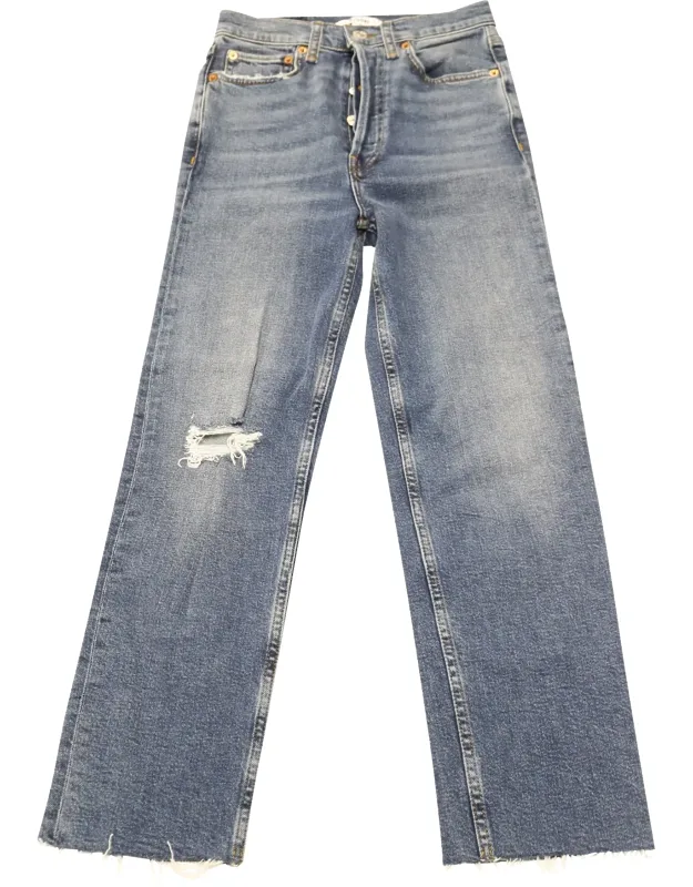 Comfort Stretch Ultra High Rise Stove Pipe Jeans