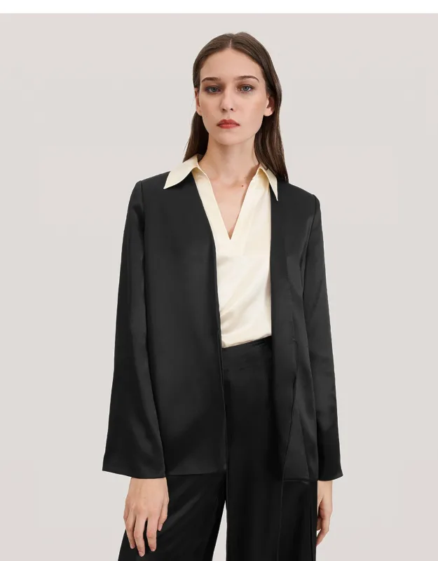 Pure Silk Blazer