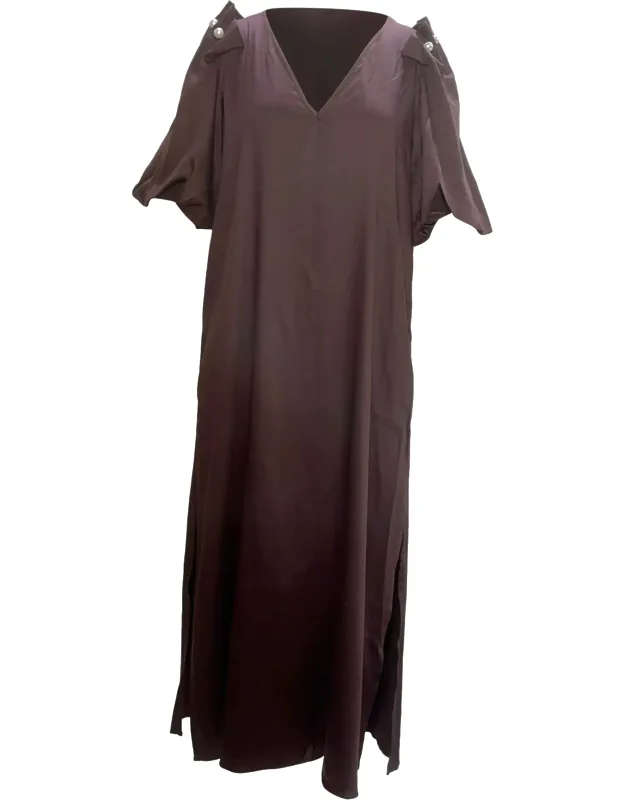 Louella Faux Pearl-embellished Maxi Dress