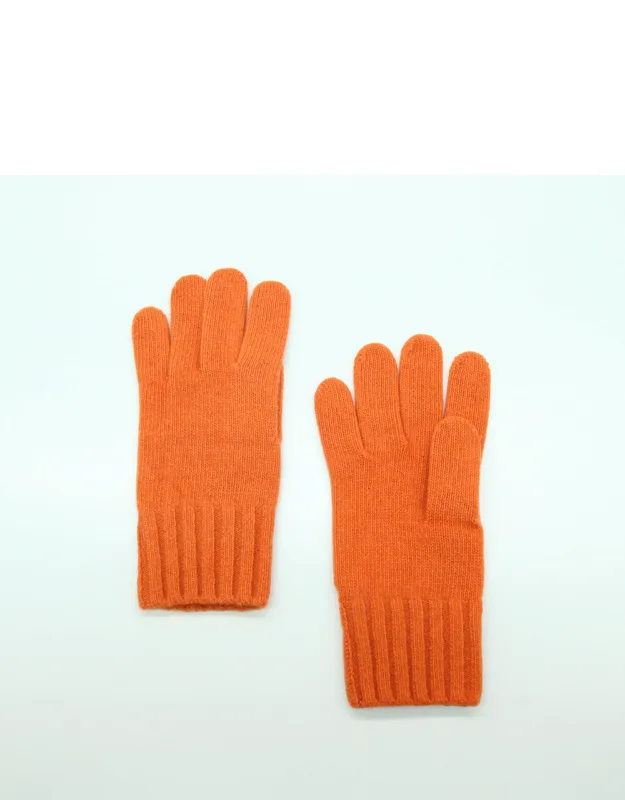 Cashmere Gloves 9" Ribbed
