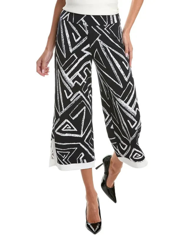 Pant With Elasticized Waist And 24-inch Inseam