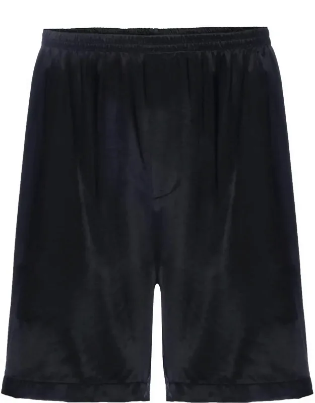 Adam Satin Boxers With Faux Fly