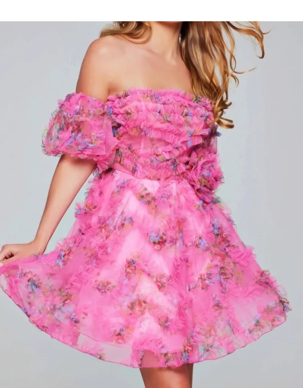 Fit And Flare Mini Dress