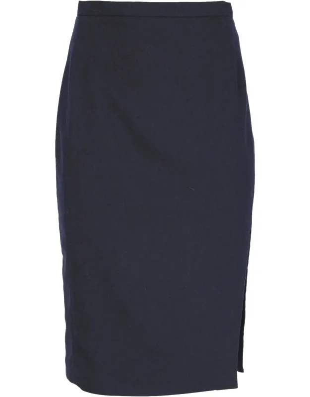 Side-slit Midi Pencil Skirt