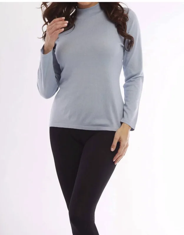 Long Sleeve Mock Neck Pullover, Fit To Perfection And Effortlessly Chic