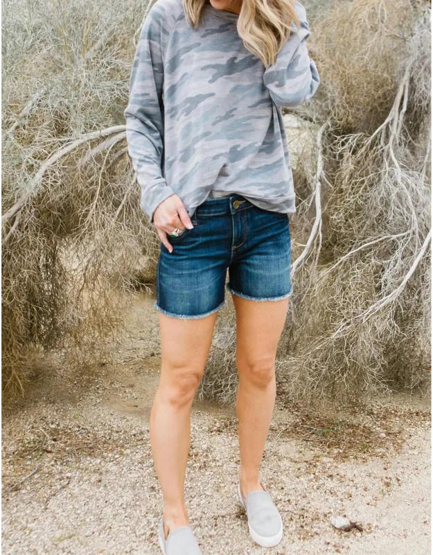 Lace-up Back Sweatshirt
