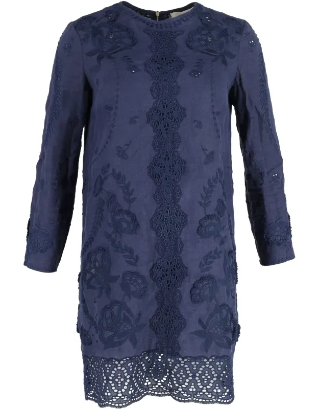 Quarter Sleeve Shift Dress