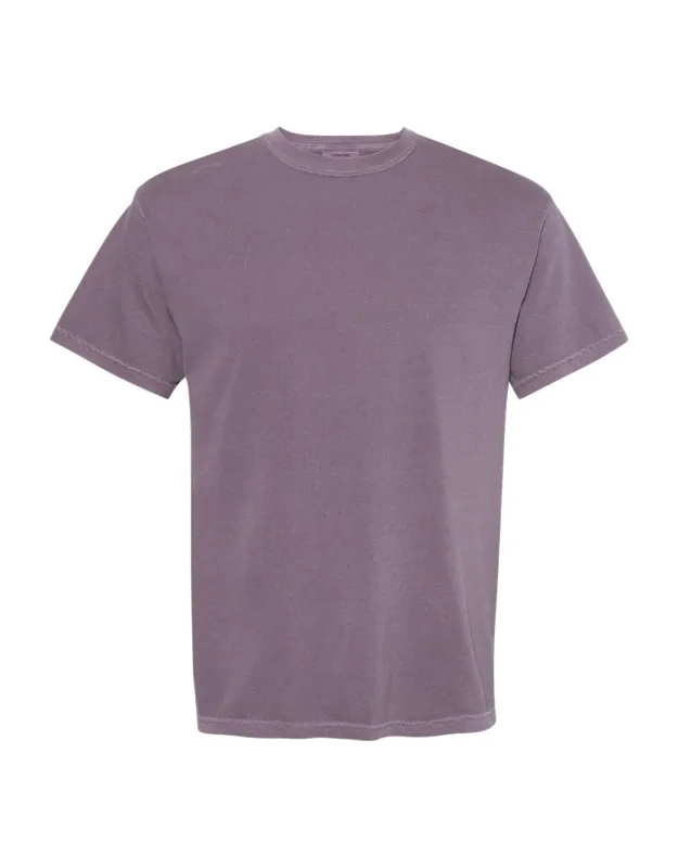 Garment-dyed Heavyweight T-shirt With Relaxed Fit And Twill Taped Neck