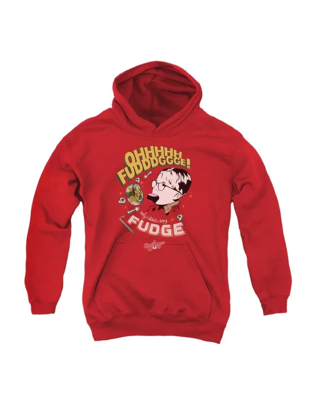 A Christmas Story Fudge Youth Pull Over Hoodie - Stylish Everyday Wear