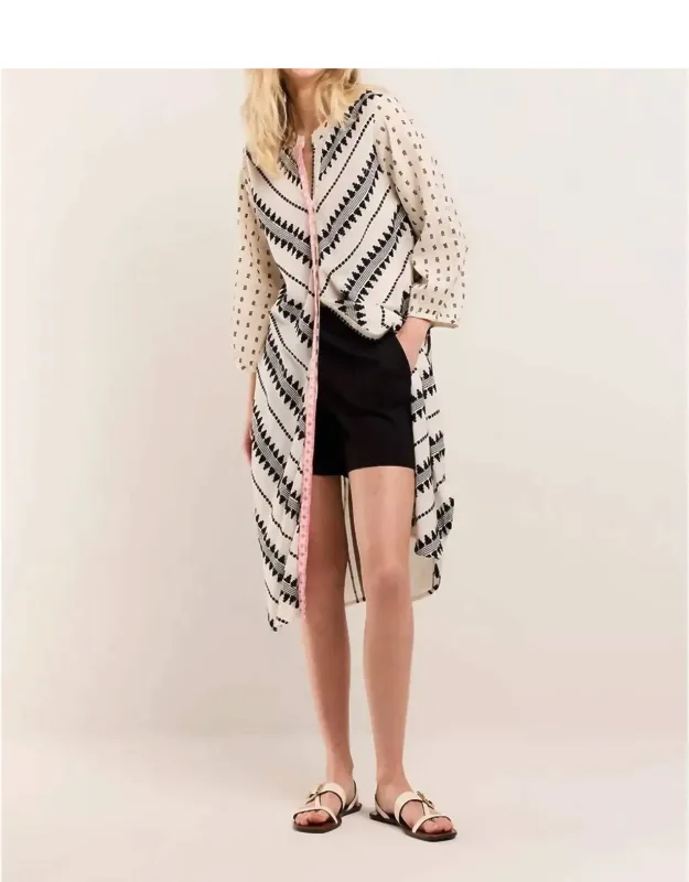 Geo Jacquard Dress