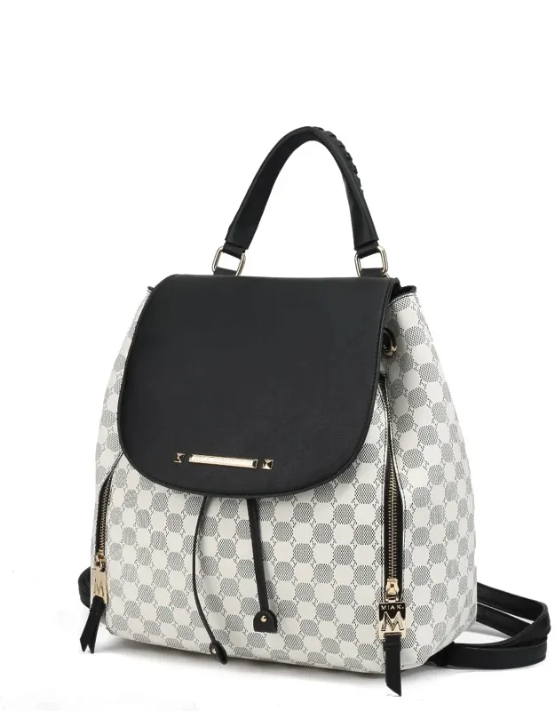 Circular Print Backpack