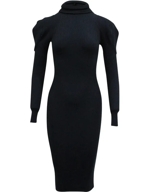 Ribbed Knit Dress