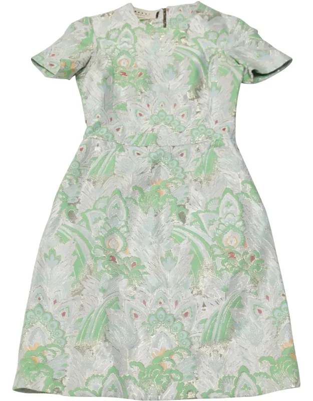 Winter Edition Brocade Mini Dress