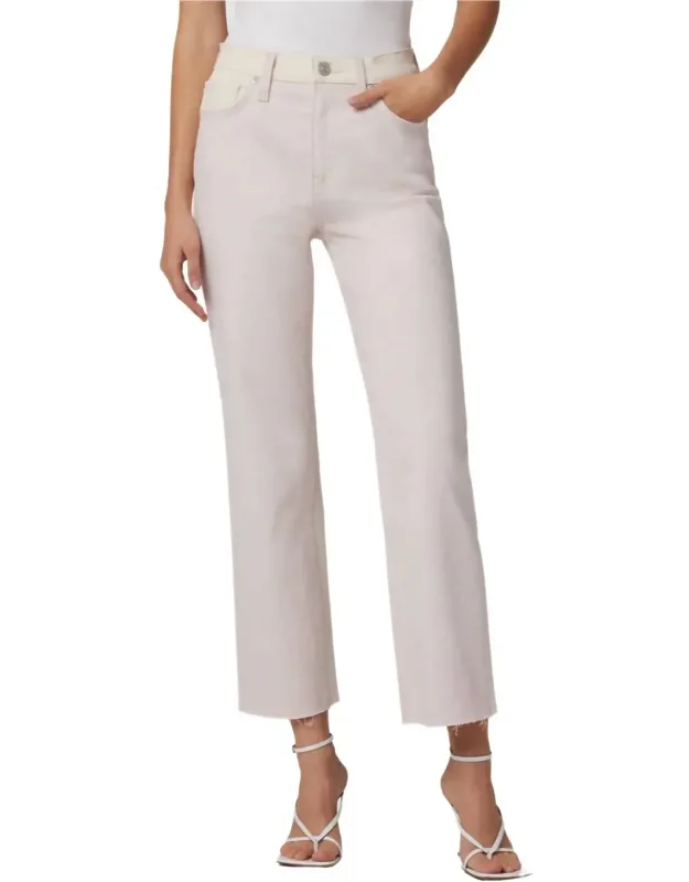 Remi Straight Leg Jeans With Functional Pockets And High-rise Fit