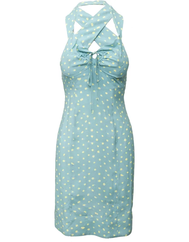 Vivienne Westwood Red Label Polka Dot Dress - Soft Rayon & Playful Duo Tone