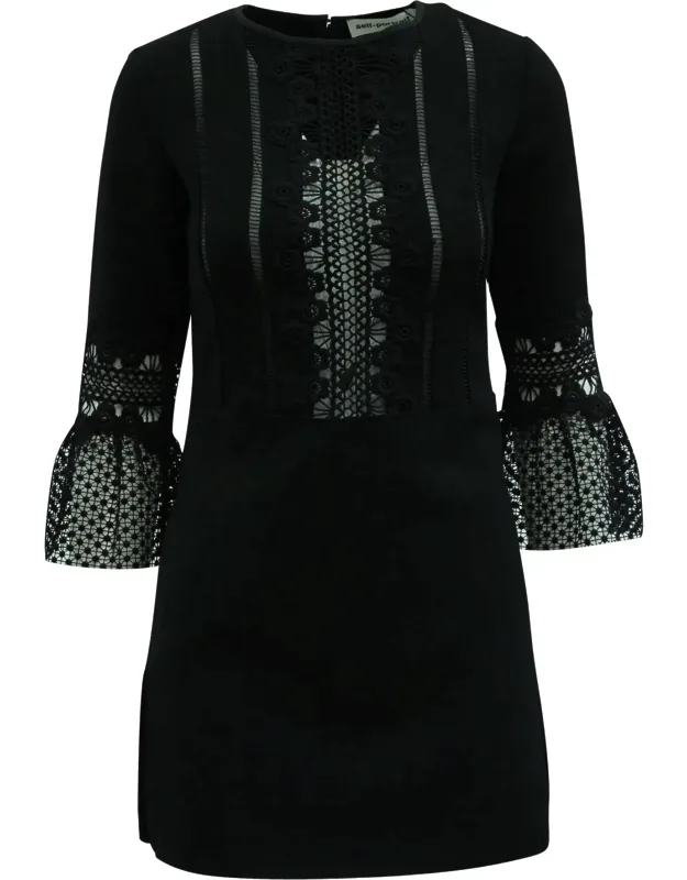 Bell Sleeve Mini Dress