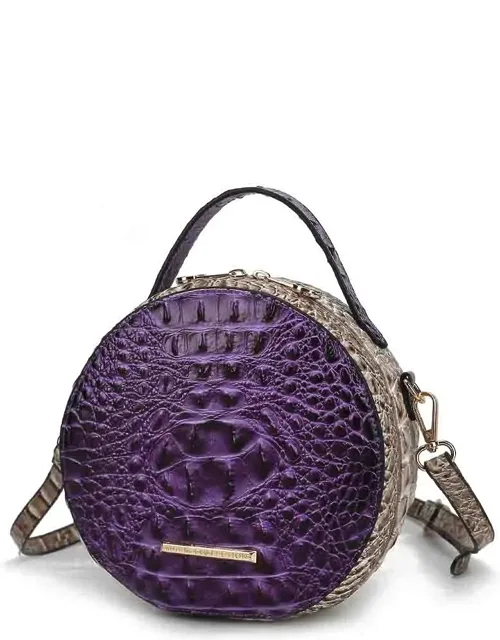Ynnari Crossbody Croc-embossed Round Chic Handbag Top Handle