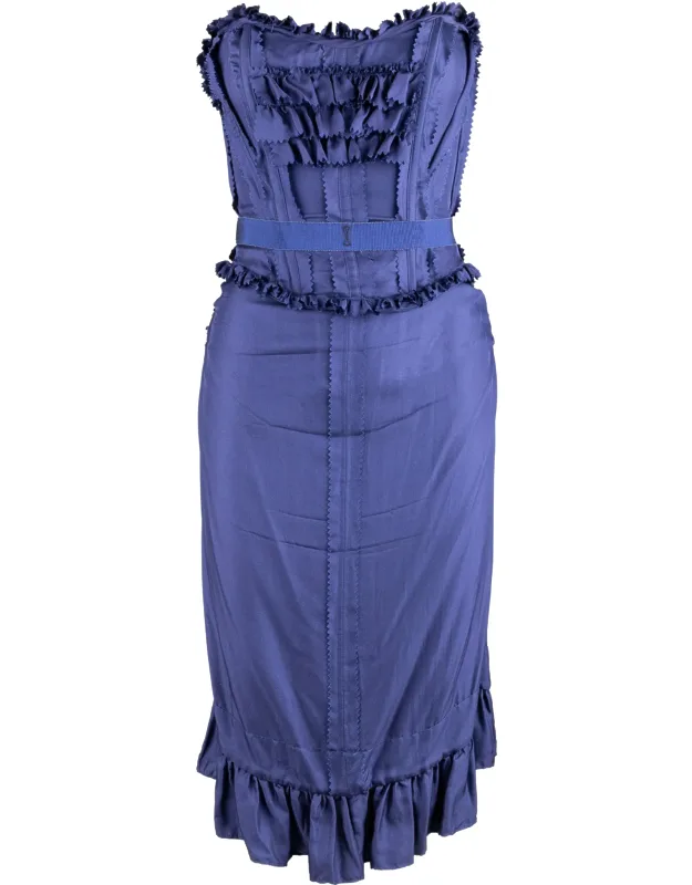 Ruffled Corset Dress