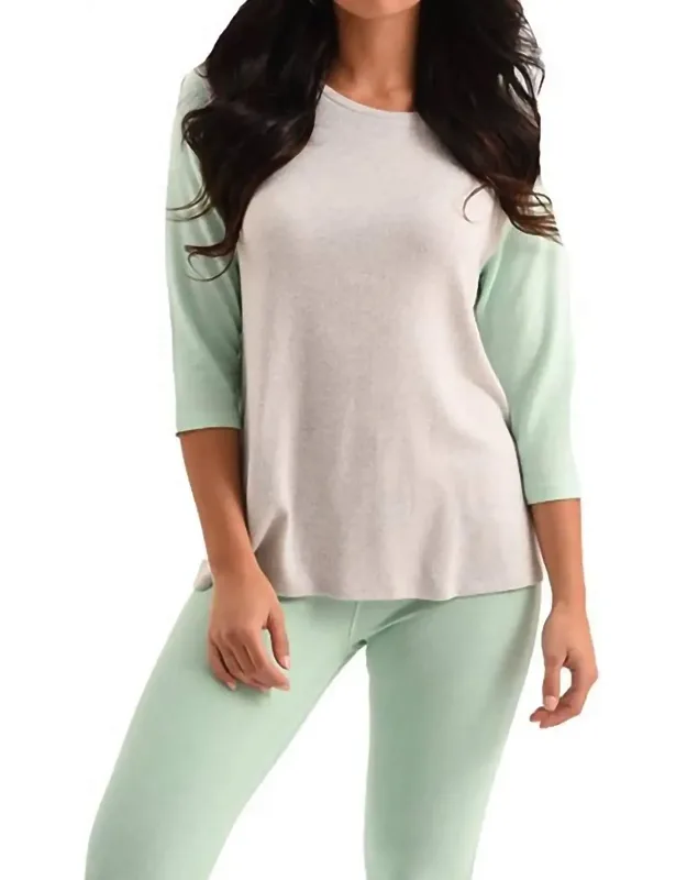 Brooklyn Baseball Sleeve Top