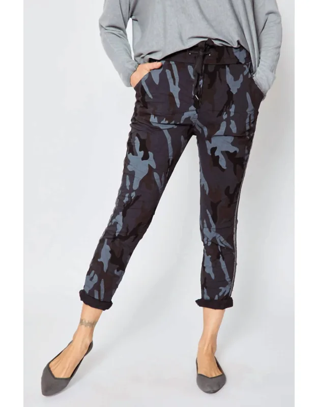 Double Stripe Camo Pants