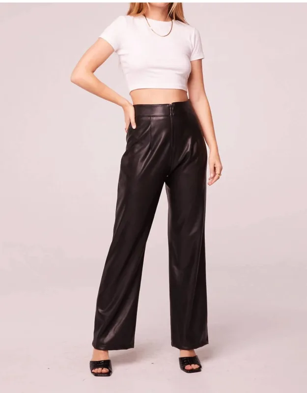 Faux Leather Pants