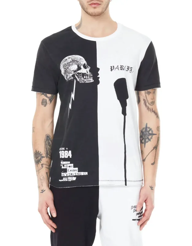 Punk Knit Printed T-shirt