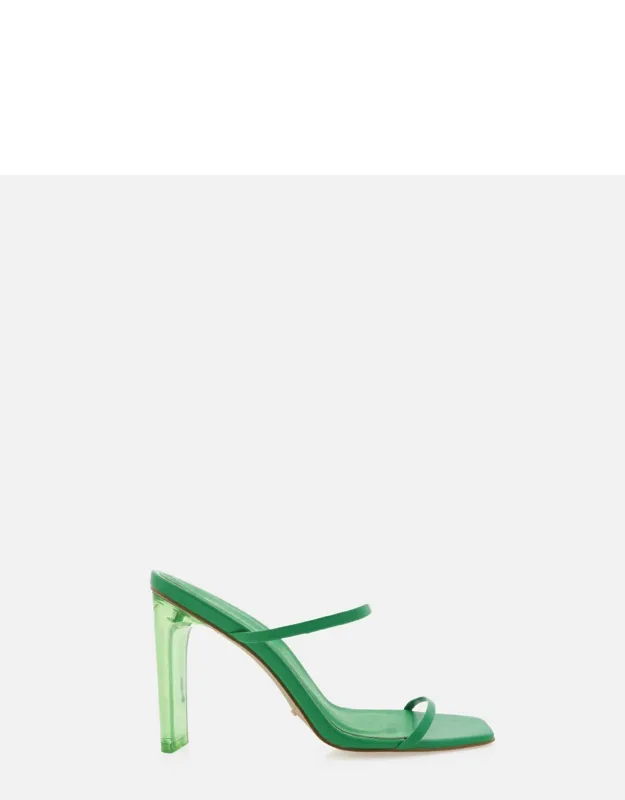 Block Heeled Mules